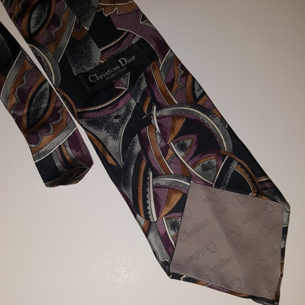 Silk Christian Dior Necktie